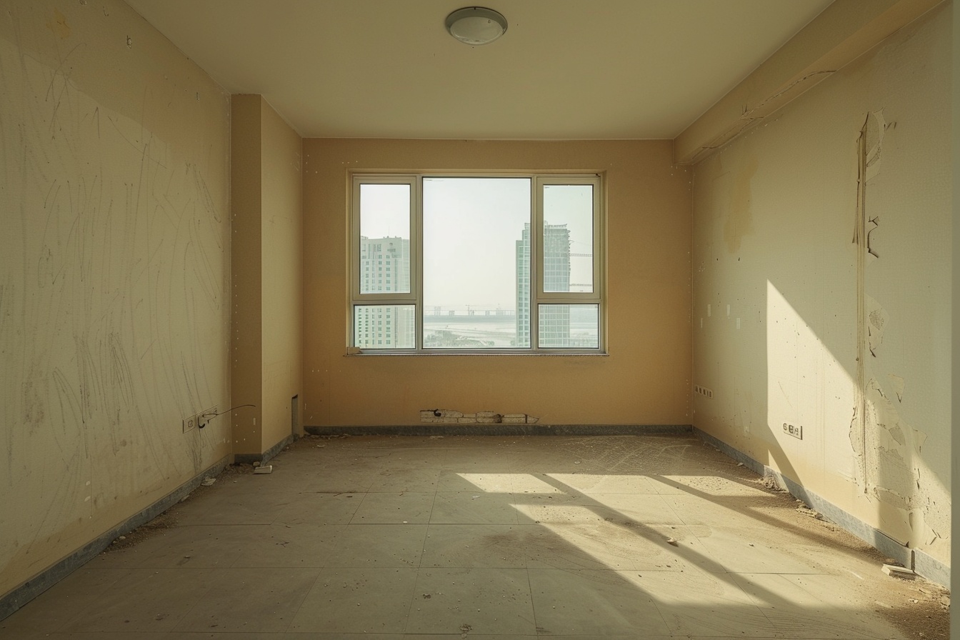 Empty kitchen space